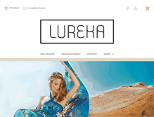 Tablet Screenshot of lureka.cz